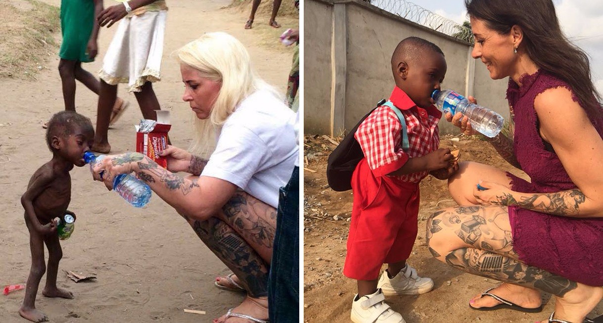 Pamiętacie chłopca z Nigerii uratowanego przez duńską wolontariuszkę? Właśnie poszedł do szkoły!