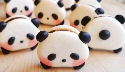 Designerskie makaroniki dla miłośników pand – zbyt urocze, by ich skosztować!