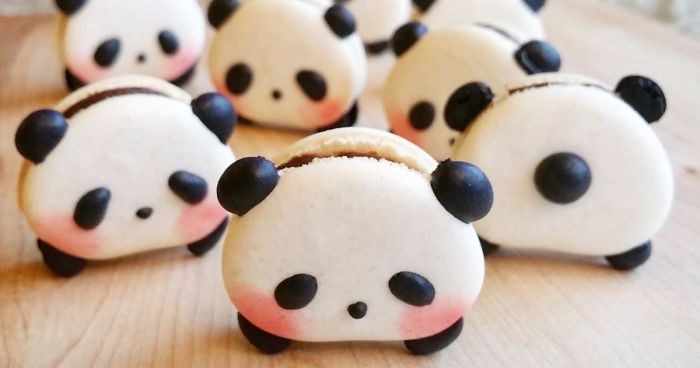 Designerskie makaroniki dla miłośników pand – zbyt urocze, by ich skosztować!