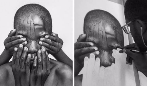 Hiperrealistyczne rysunki nigeryjskiego artysty – nie sposób odróżnić je od fotografii!