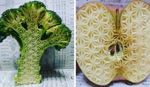 Japoński artysta wykonuje rzeźby w owocach i warzywach, zachwycając świat bezbłędną precyzją.