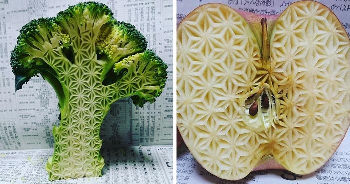 Japoński artysta wykonuje rzeźby w owocach i warzywach, zachwycając świat bezbłędną precyzją.