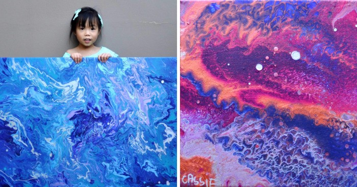 5-latka zarobiła na swoim malarstwie ponad 750 dolarów – przeznaczyła tę sumę na cele charytatywne.