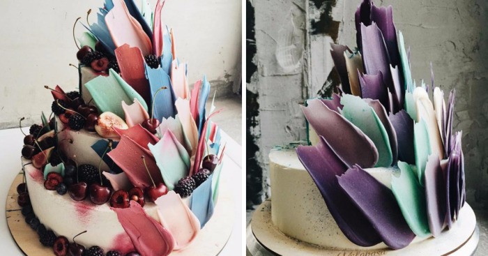 Brushstroke Cakes – malarskie kreacje cukierników z Rosji podbijają Instagram!