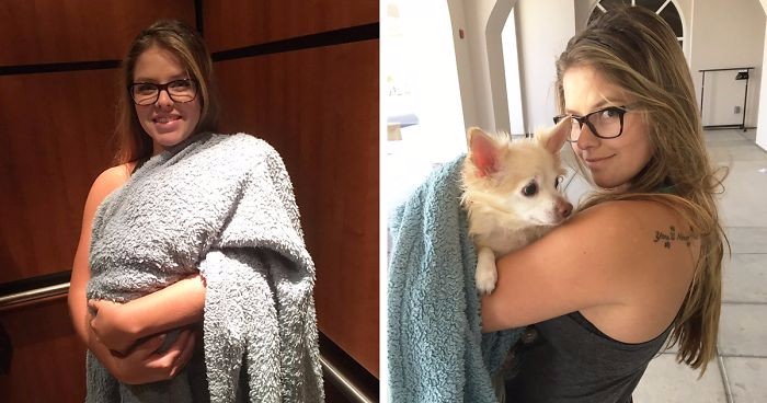 Kochająca wnuczka przemyciła do szpitala psiaka, by sprawić przyjemność swojej chorej babci.