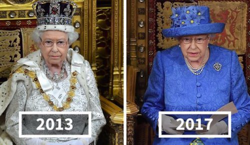 Elżbieta II otworzyła nową sesję parlamentu w stroju, który komentują obecnie media na całym świecie.
