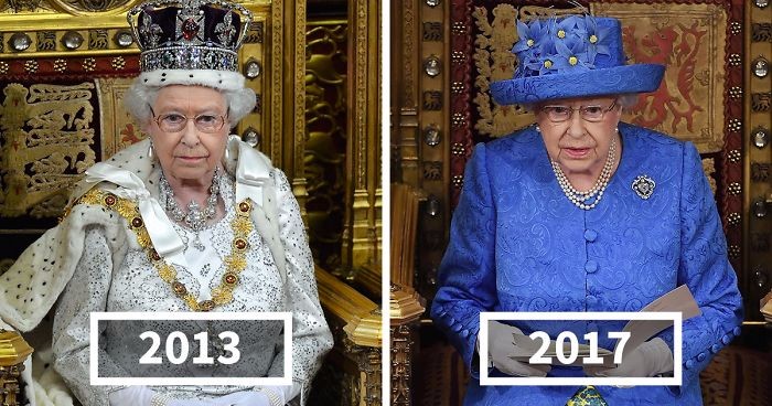 Elżbieta II otworzyła nową sesję parlamentu w stroju, który komentują obecnie media na całym świecie.