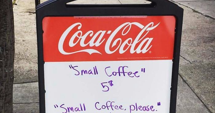 Właściciel kawiarni, zmęczony nieuprzejmym zachowaniem klientów, ostatecznie znalazł na nich sposób.