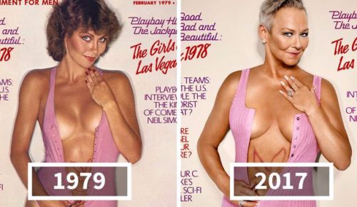 7 modelek z okładek Playboya, które odtworzyły swoje fotografie po 30 latach.