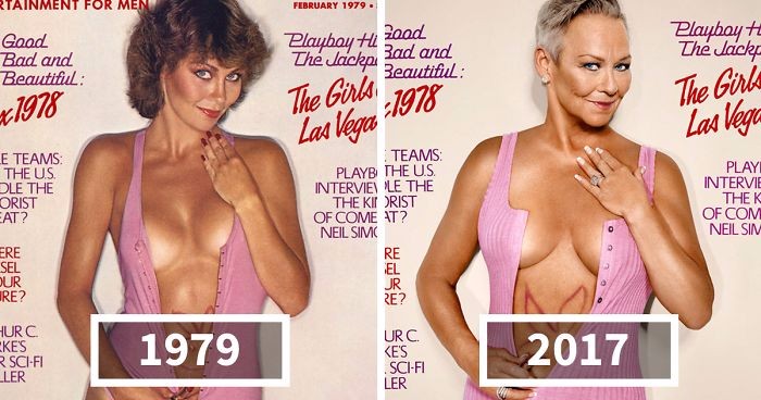 7 modelek z okładek Playboya, które odtworzyły swoje fotografie po 30 latach.