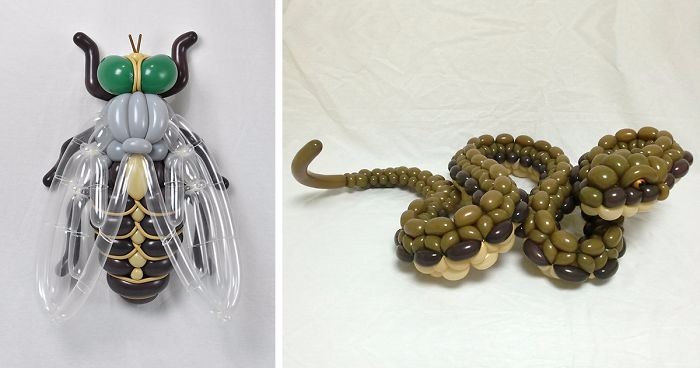 15 nieprawdopodobnie dopracowanych zwierząt z balonów w wykonaniu japońskiego artysty.