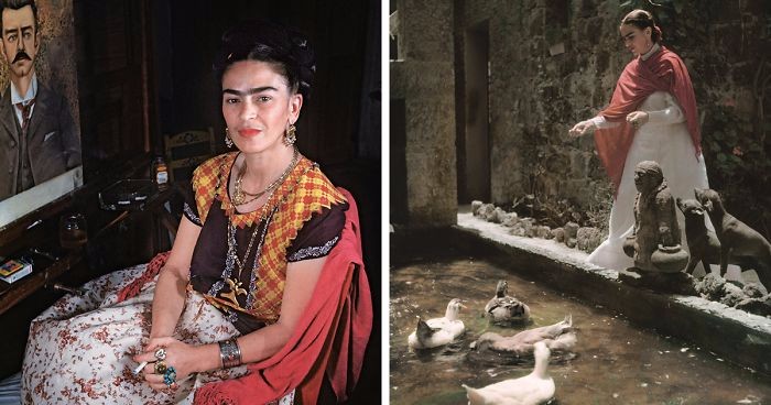 10 unikatowych zdjęć Fridy Kahlo z ostatnich lat jej życia. Tak wyglądała na początku lat 50-tych.