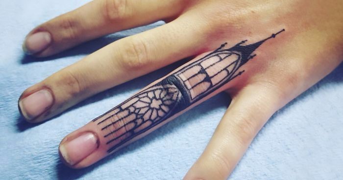 15 architektonicznych tatuaży, które zachwycą Cię swoim eleganckim designem.