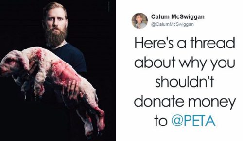 Brytyjczyk brutalnie skrytykował na Twitterze organizację PETA – ludzie zaczynają dostrzegać prawdę.