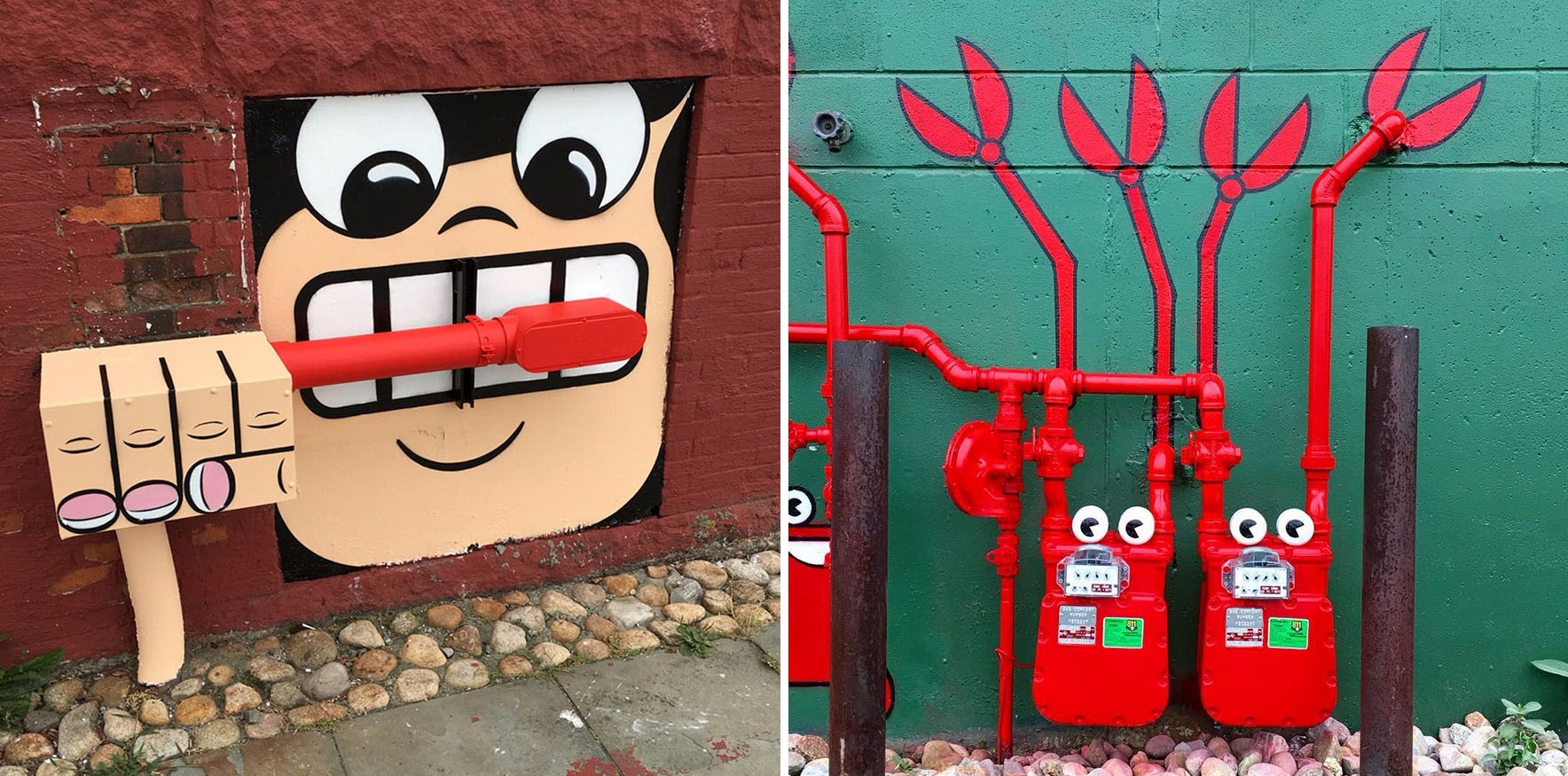 Genialny artysta uliczny grasuje po dzielnicach Nowego Jorku. Oby nie dał się złapać!