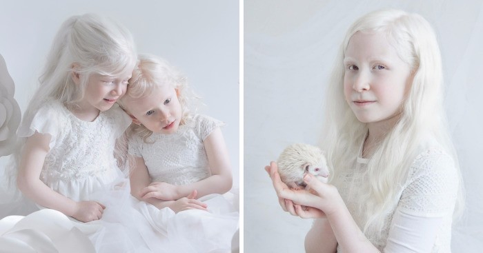 Szlachetne piękno albinosów na unikatowych fotografiach izraelskiej artystki.