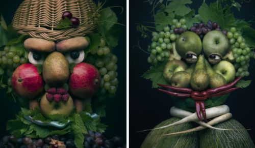 Polska artystka zachwyca świat portretami postaci stworzonych na bazie owoców i warzyw.