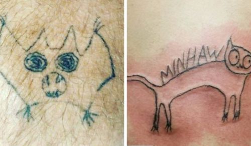 Brazylijska tatuażystka zyskała sławę dzięki swoim nieudanym rysunkom – ludzie nadal jej za to płacą!