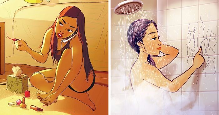 Ilustratorka z Los Angeles stworzyła serię rysunków doskonale podsumowujących zalety życia singielki.