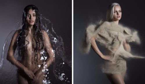 Duet polskich fotografów ubrał modelki w piasek, wodę, ogień i wiatr – oto ich zjawiskowe zdjęcia!