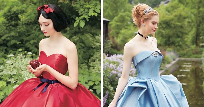 Disney połączył siły z pracownią sukni ślubnych, przemieniając panny młode w prawdziwe księżniczki!