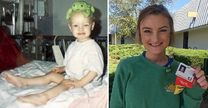Kobieta, która dwukrotnie wygrała walkę z rakiem, po 22 latach powróciła do szpitala w roli pielęgniarki.