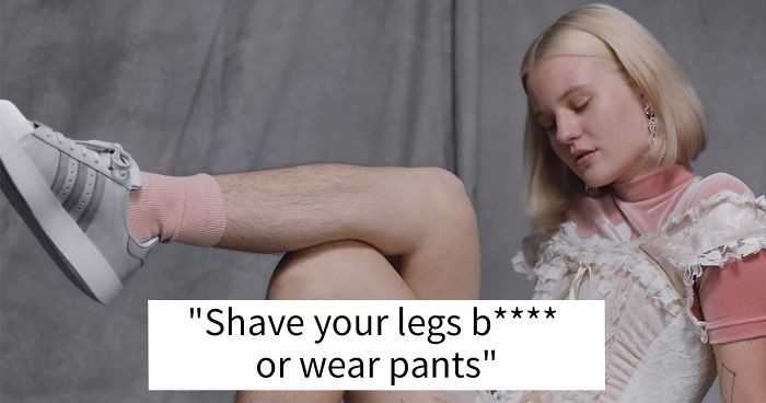 Szwedzka modelka skrytykowana z powodu nieogolonych nóg w kampanii reklamowej Adidasa.