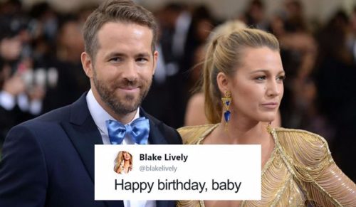 Blake Lively dokonała zemsty na mężu, publikując na Twitterze swoje urodzinowe życzenia.
