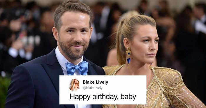 Blake Lively dokonała zemsty na mężu, publikując na Twitterze swoje urodzinowe życzenia.