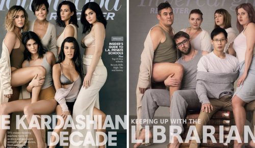 Nowozelandzcy bibliotekarze z sukcesem odtworzyli efekty sesji zdjęciowej rodziny Kardashianów.