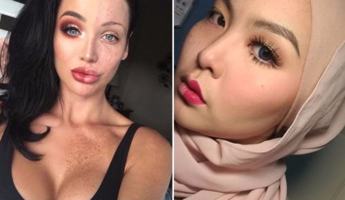 10 odważnych internautek, które opublikowały swoje zdjęcia bez makijażu. Przynajmniej w połowie.