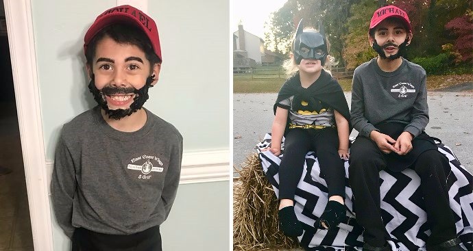 Halloweenowy kostium chłopca zaskoczył nie tylko jego rodziców – pokochał go cały świat!
