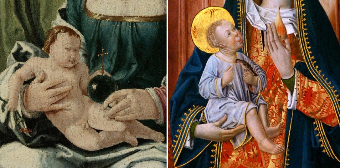 Najbrzydsze dzieci uwiecznione przez renesansowych malarzy doczekały się swoich pięciu minut sławy.