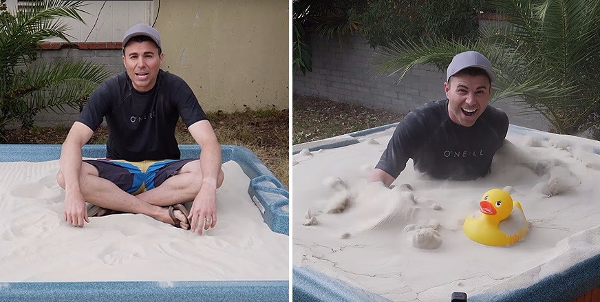 Były inżynier NASA opracował recepturę płynnego piasku – to nie magia, ale czysta nauka!