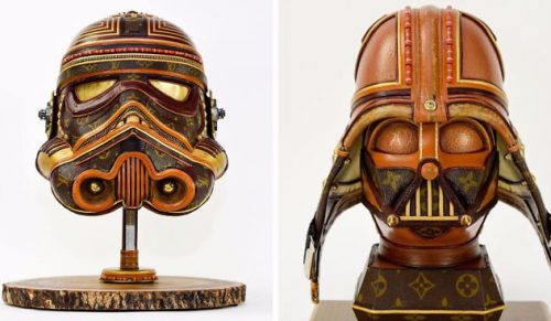 Artysta z Indiany przemienia torebki Louisa Vuittona w rzeźby inspirowane światem Star Wars.