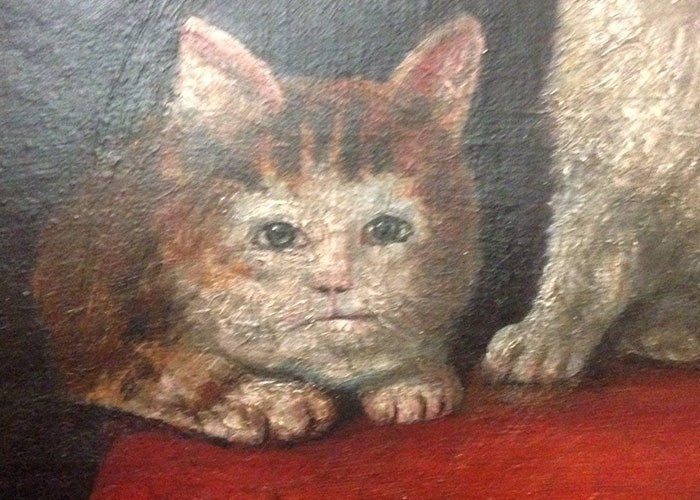 Ktoś zauważył, jak brzydko średniowieczne obrazy przedstawiają koty – co jest całkiem zabawne.