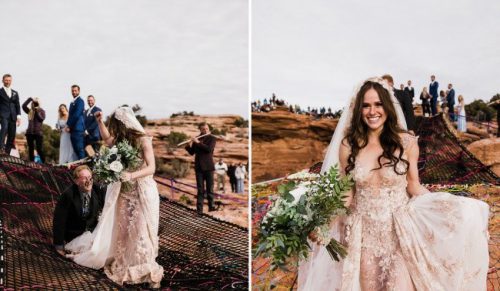 Wyjątkowe zdjęcia ślubne amerykańskiej pary sprawiły, że cały świat wpadł w zdumienie!