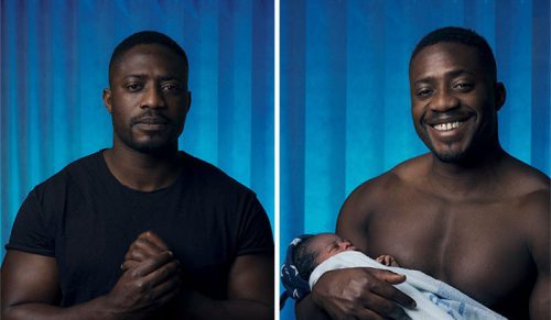 Wzruszające zdjęcia przedstawiające mężczyzn przed i po zostaniu tatą!