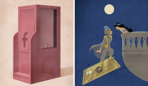 30 ilustracji przedstawiających smutną prawdę o współczesności.