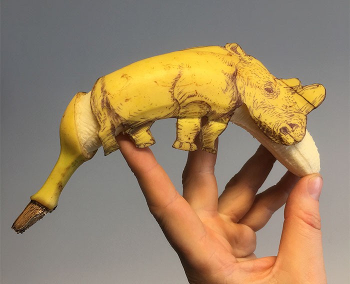 Artysta przekształca banany w dzieła sztuki, a rezultat jest zaskakująco dobry!