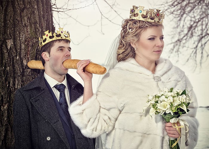 30 najdziwniejszych rosyjskich zdjęć ślubnych.