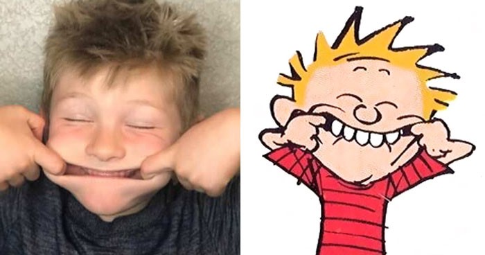Prezent 5-latka dla jego taty stał się popularny, a fani „Calvina i Hobbes” go pokochają!
