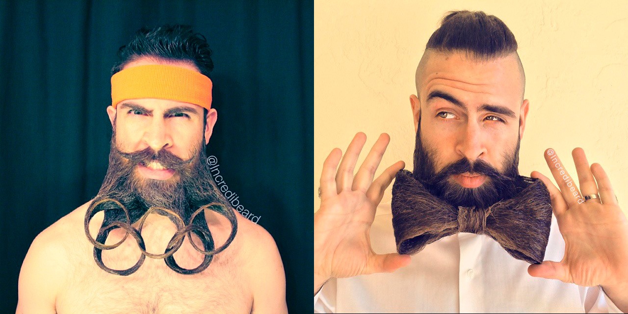 Mężczyzna z San Francisco tworzy genialne fryzury z brody!