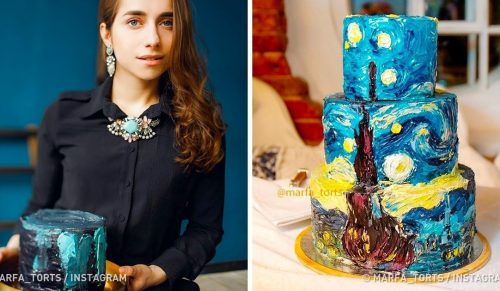 Artysta z Petersburga odtwarza najpopularniejsze obrazy na ciastach – rezultat cię zaskoczy!
