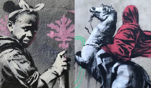 Banksy ponownie „wandalizuje” Paryż niosąc ważne przesłanie.