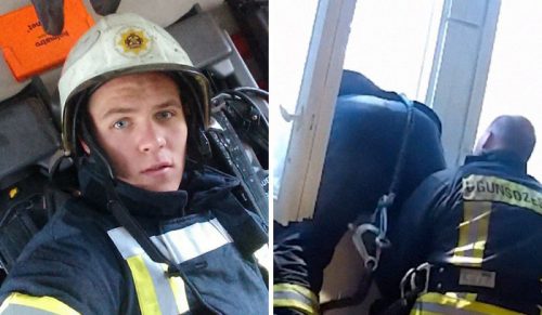 Sposób, w jaki ten łotewski strażak uratował kobietę próbującą popełnić samobójstwo wstrząsnął internet!