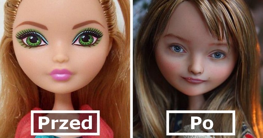Ukraińska artystka usuwa makijaż z lalek, aby nadać im realizmu – rezultat cię zaskoczy!