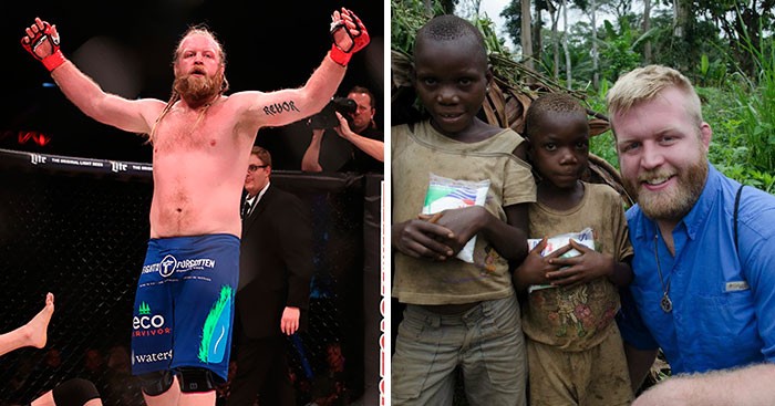 Zawodnik UFC pokonał depresję i uzależnienie przez uwolnienie niewolników w Kongo!