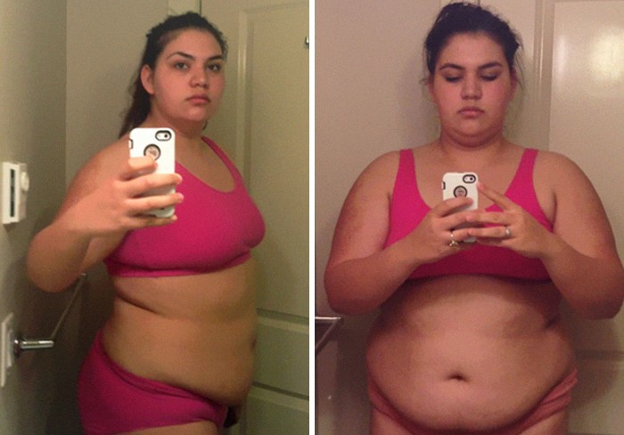 Kobieta ważąca 135 kg po 3 latach treningów zmieniła się nie do poznania!