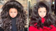 5-latka zdobyła serca 53 tys. obserwatorów na Instagramie, dzięki swojej ogromnej fryzurze!